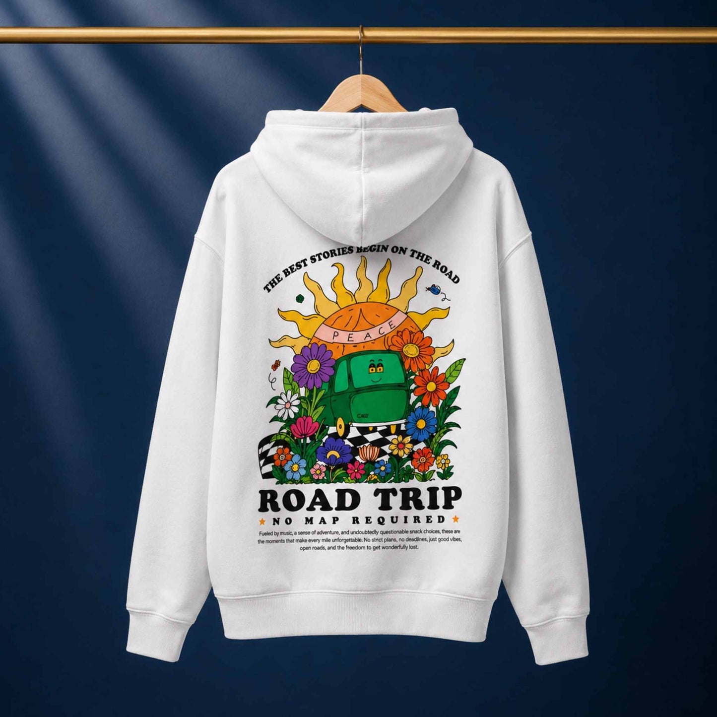 Highway Daydreams: Unisex Zip Hoodie