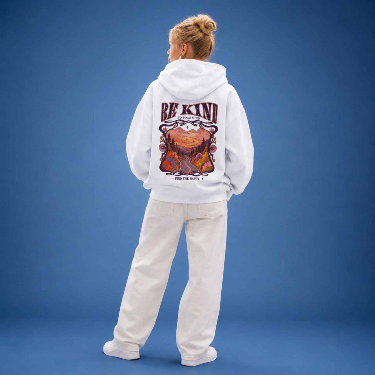 Quiet Bloom: Unisex Zip Hoodie