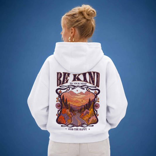 Quiet Bloom: Unisex Zip Hoodie