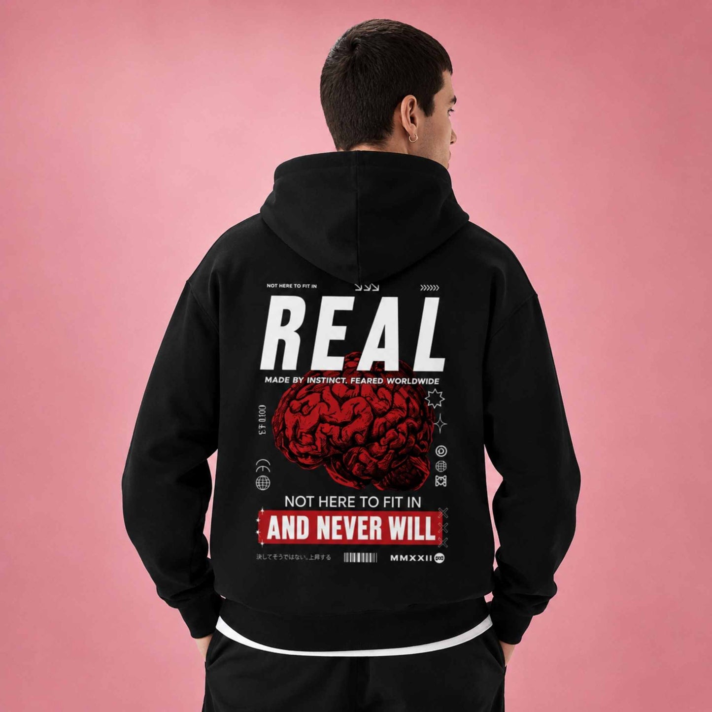 Wired Wild: Unisex Zip Hoodie