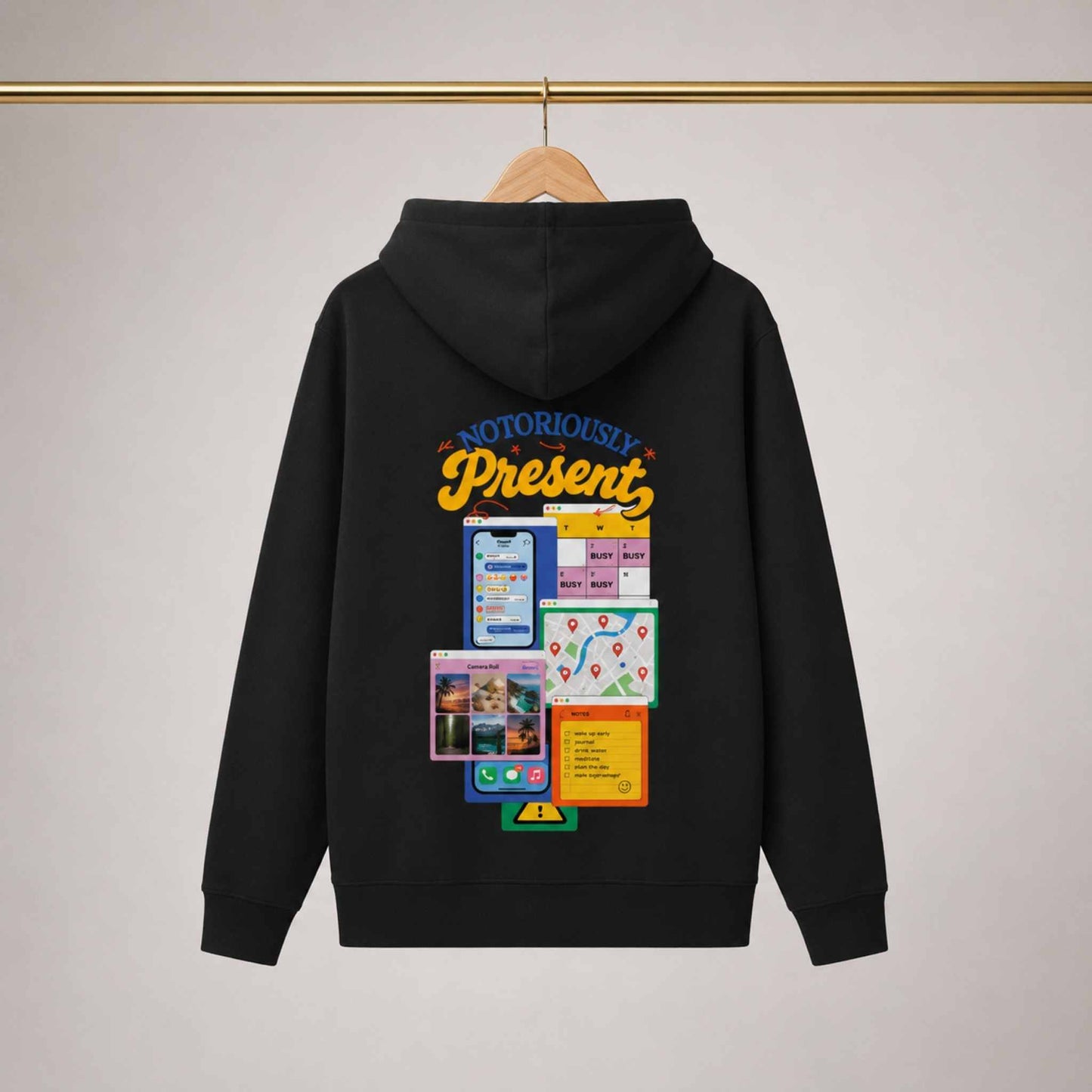 Live Loud: Unisex Zip Hoodie